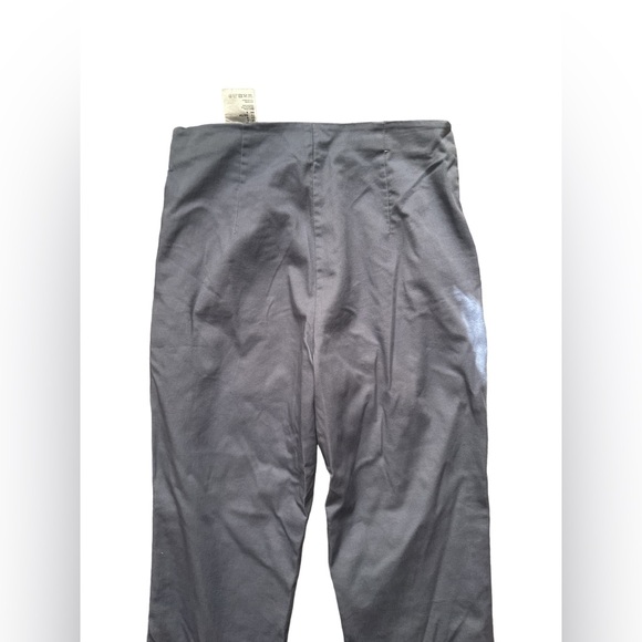 H&M Women’s Solid Cropped Blue/Greyish High Rise Pants - Picture 7 of 7